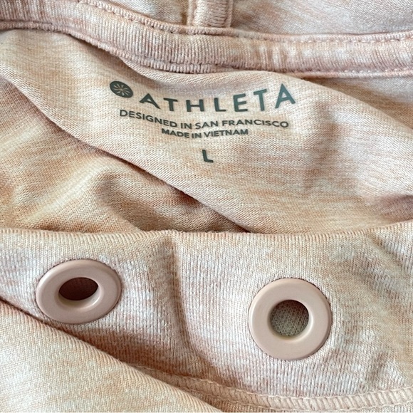 Athleta Pink Uptempo Hoodie Sweatshirt- 35793 - Picture 10 of 12